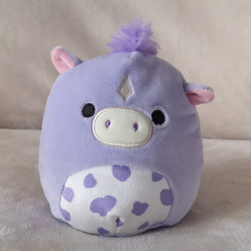 Squishmallow Meadow purple horse 5 inches